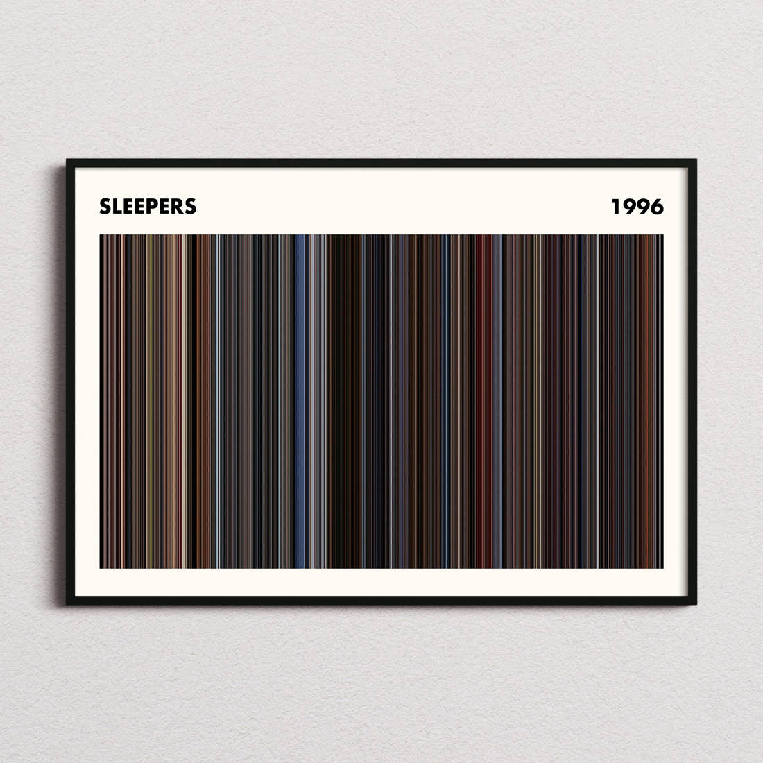 Sleepers Movie Barcode Poster - Simplified