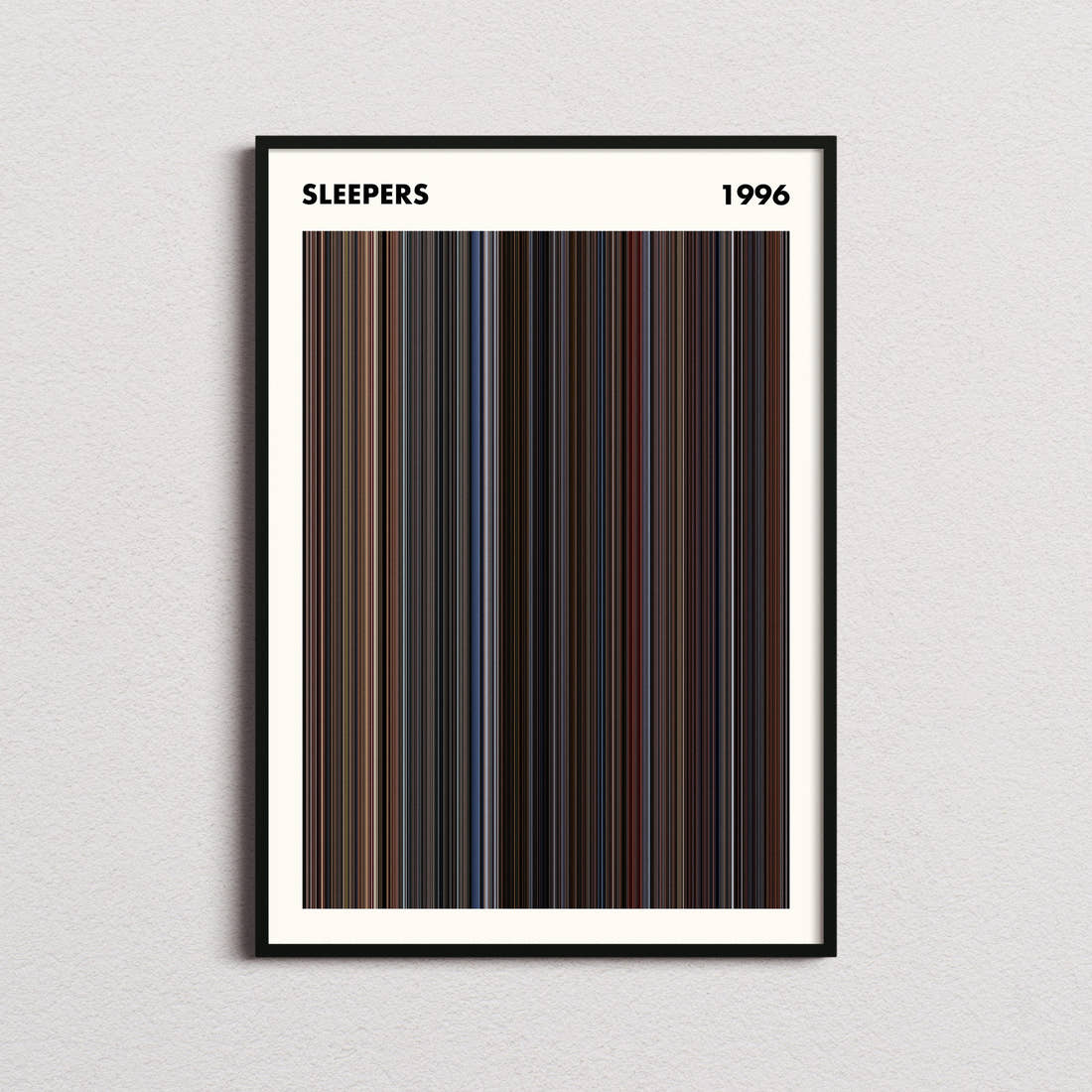 Sleepers Movie Barcode Poster - Simplified