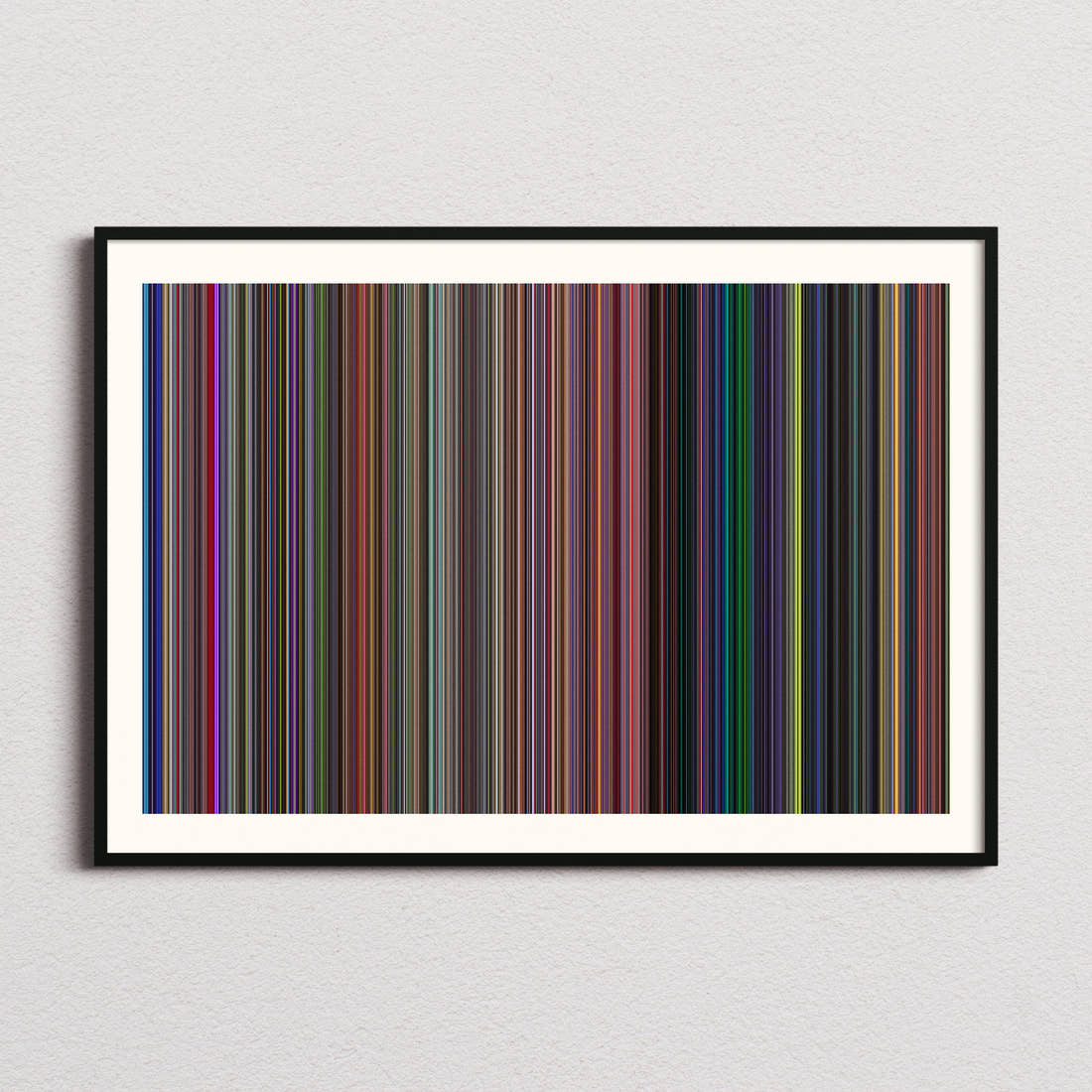 Sleeping Beauty Movie Barcode Poster - Barcode Only