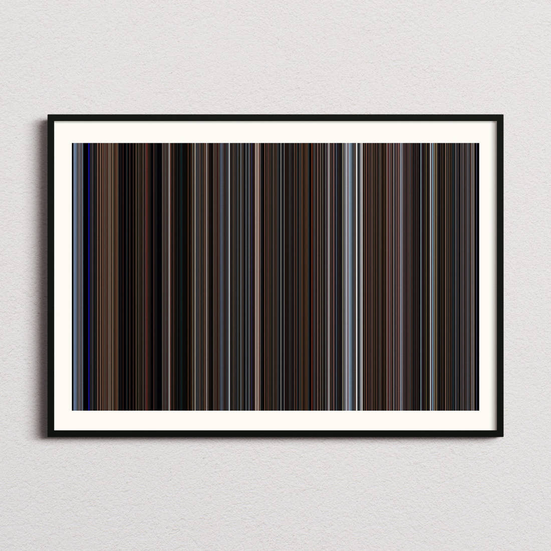 Sleepless in Seattle Movie Barcode Poster - Barcode Only