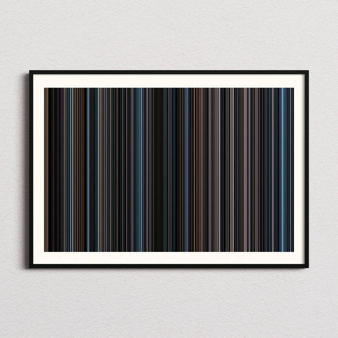 Sleepy Hollow Movie Barcode Poster - Barcode Only