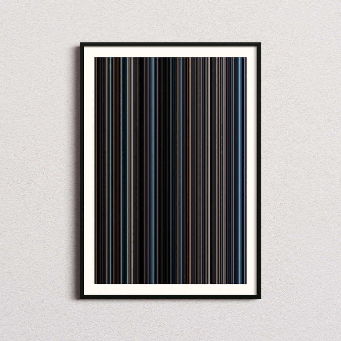 Sleepy Hollow Movie Barcode Poster - Barcode Only