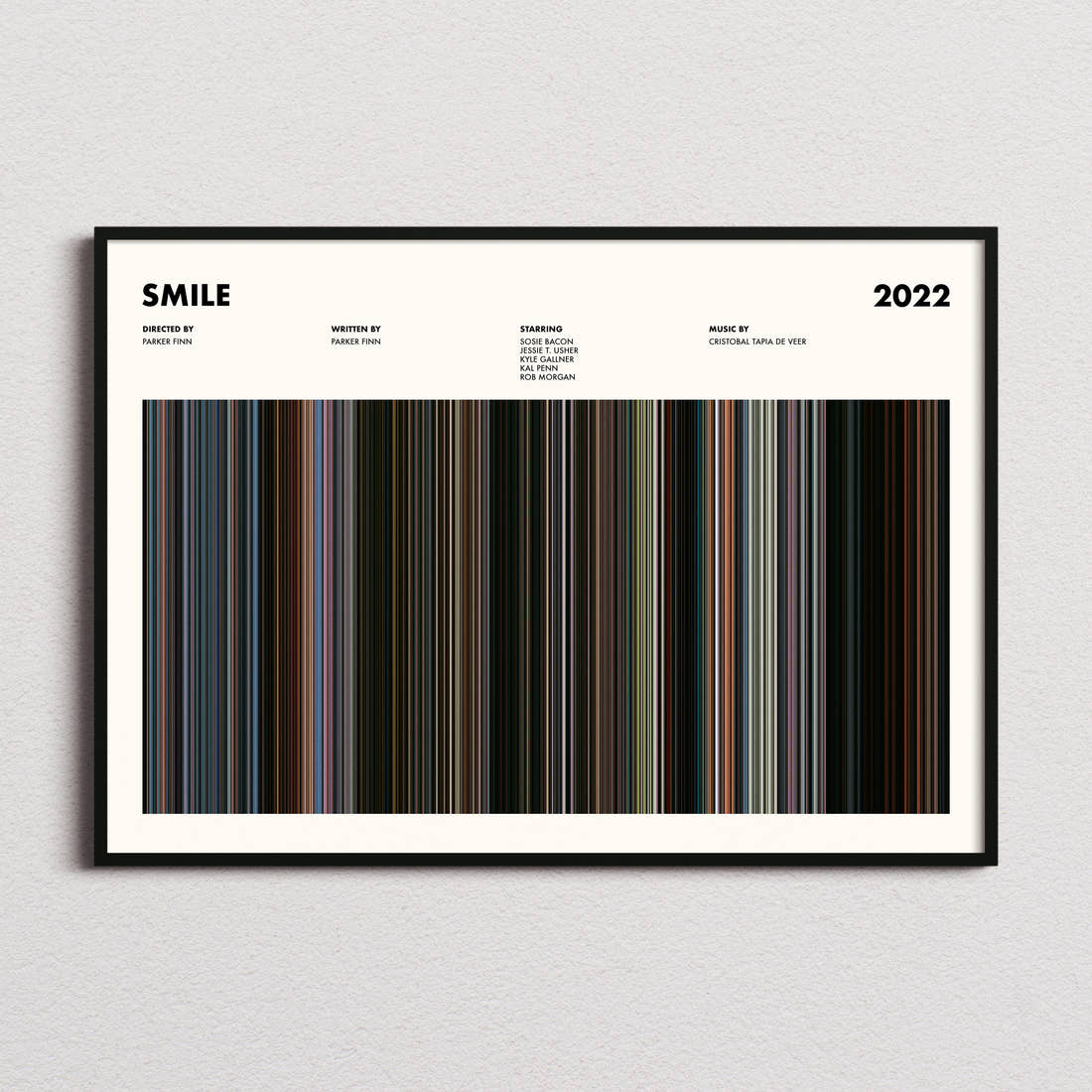 Smile Movie Barcode Poster