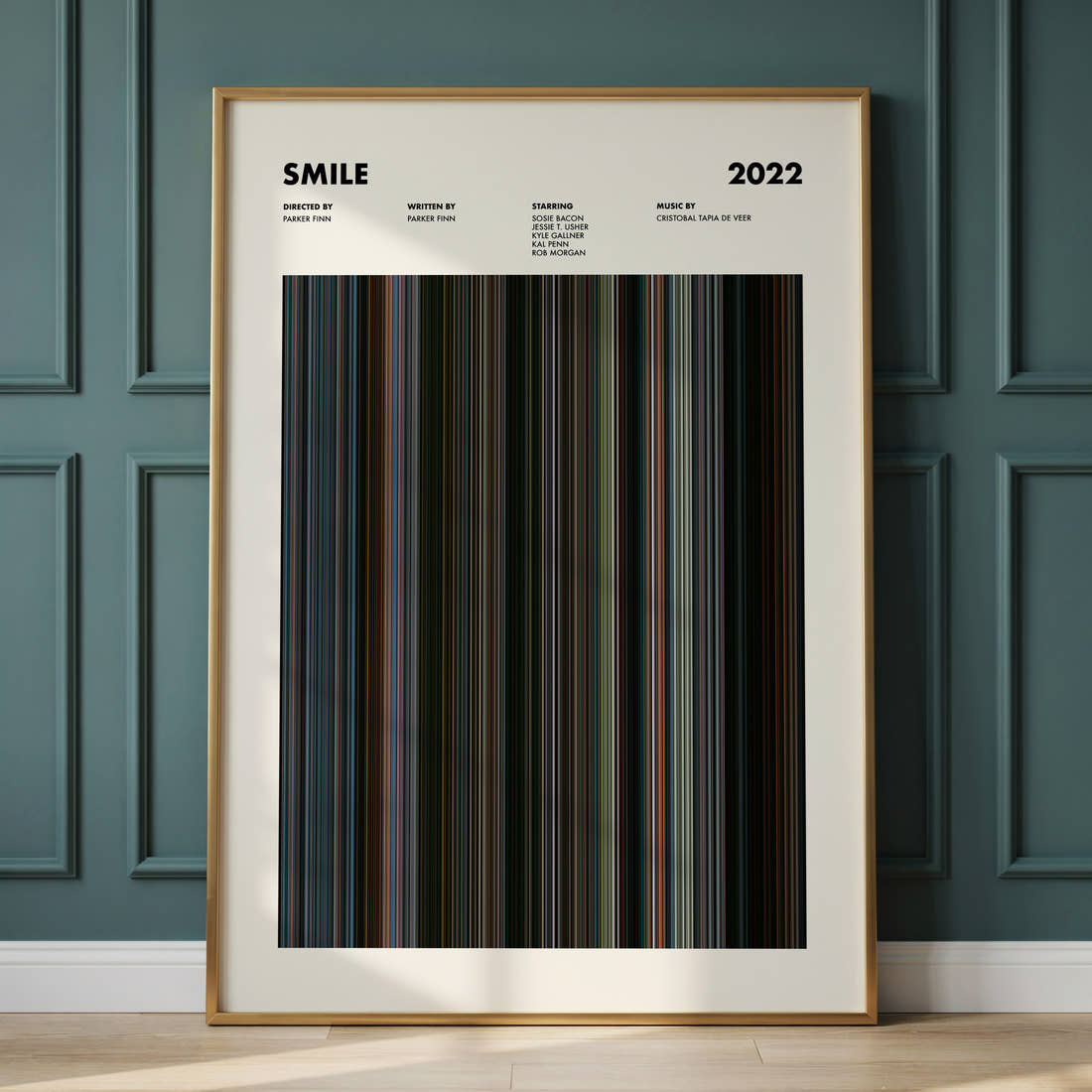 Smile Movie Barcode Poster
