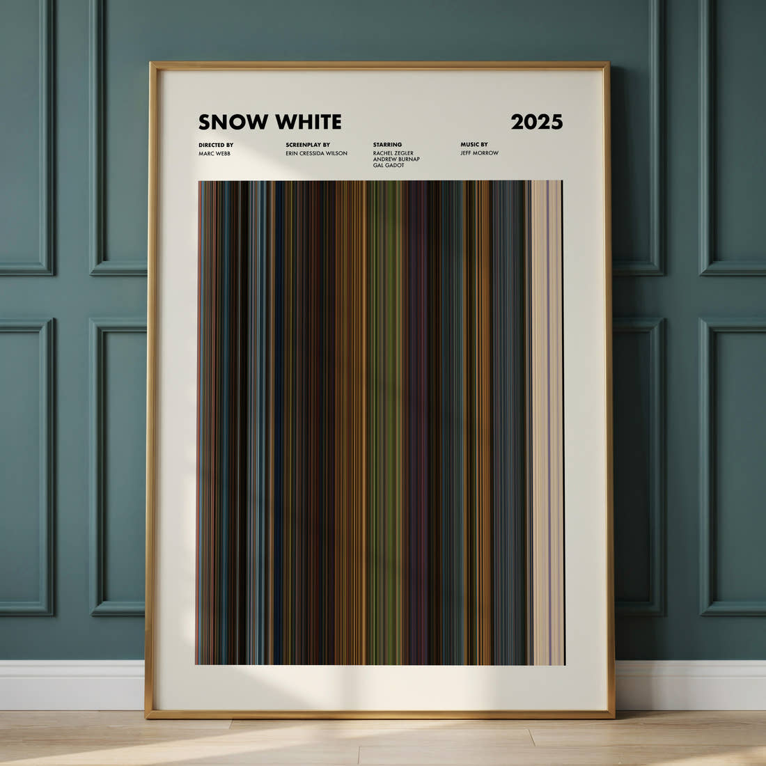 Snow White Movie Barcode Poster
