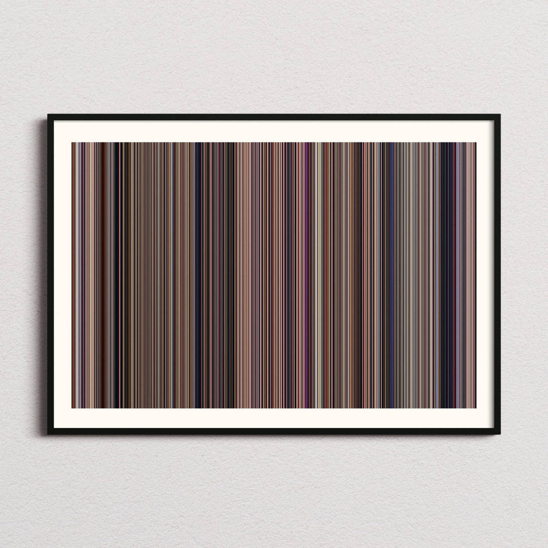 Snow White and the Seven Dwarfs Movie Barcode Poster - Barcode Only