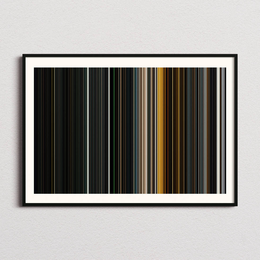 Snowpiercer Movie Barcode Poster - Barcode Only