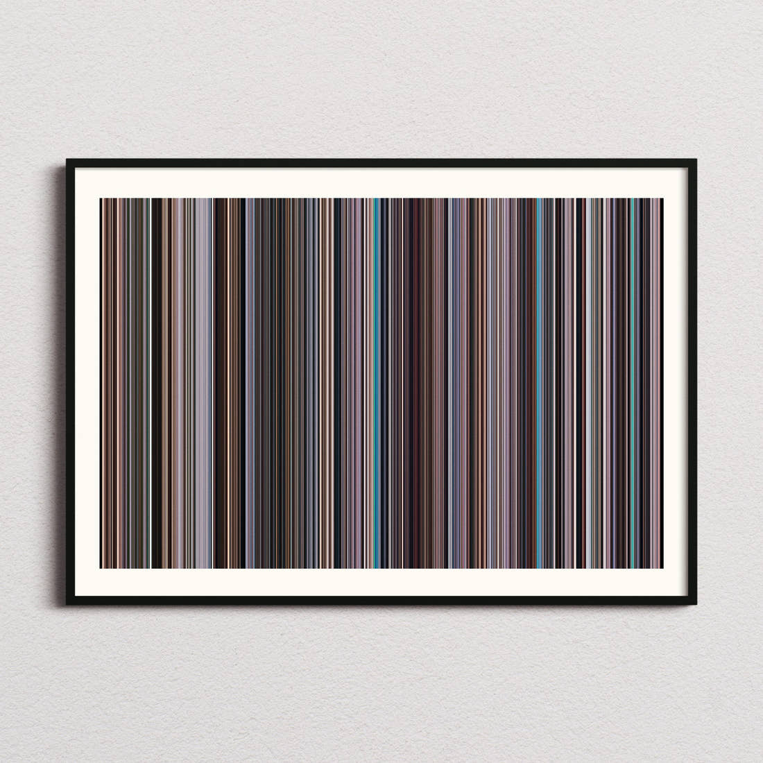 Somewhere Movie Barcode Poster - Barcode Only