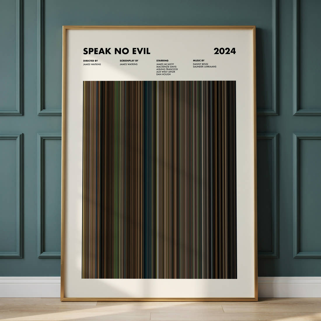 Speak No Evil Movie Barcode Poster