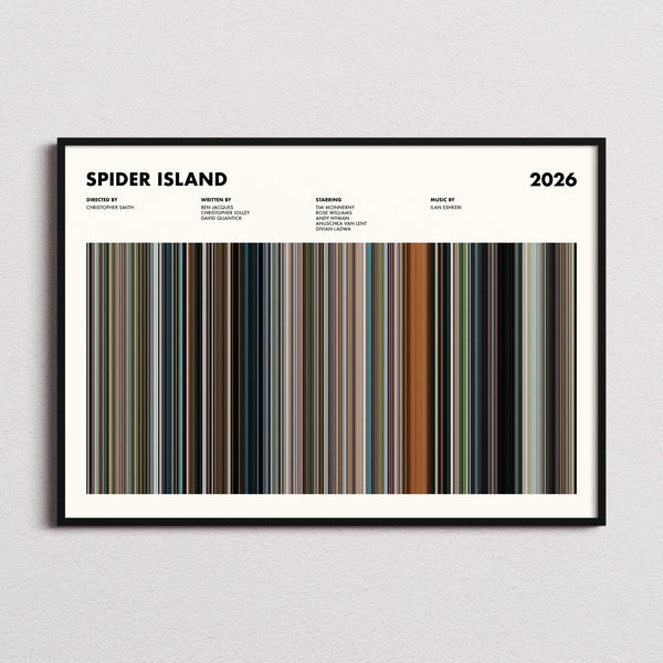 Spider Island Movie Barcode Poster