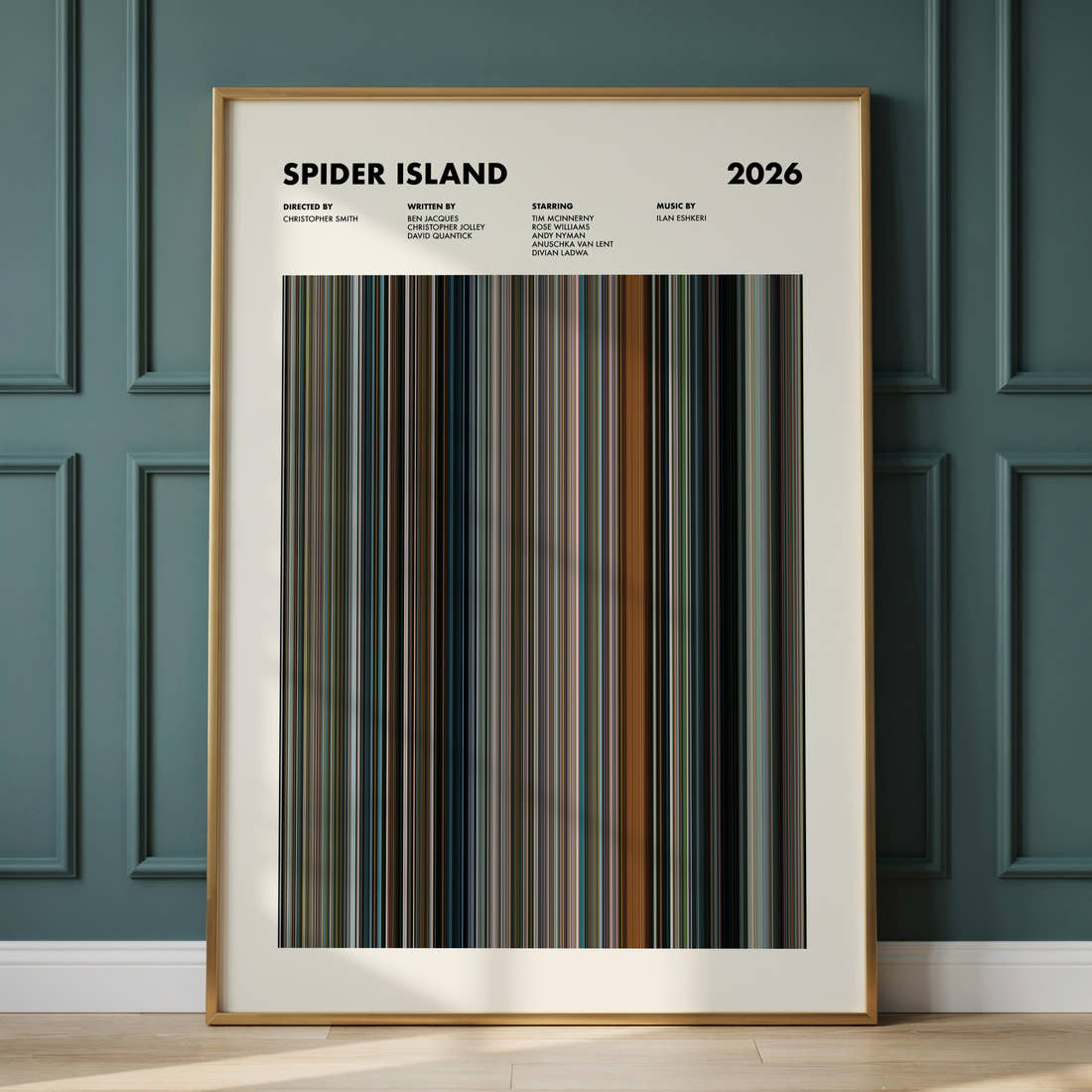 Spider Island Movie Barcode Poster