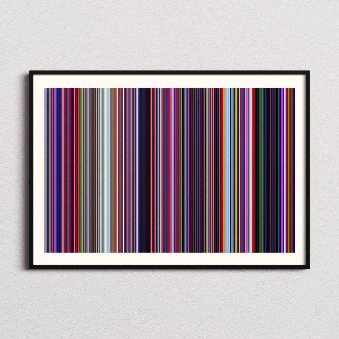 Spider-Man: Across the Spider-Verse Movie Barcode Poster - Barcode Only