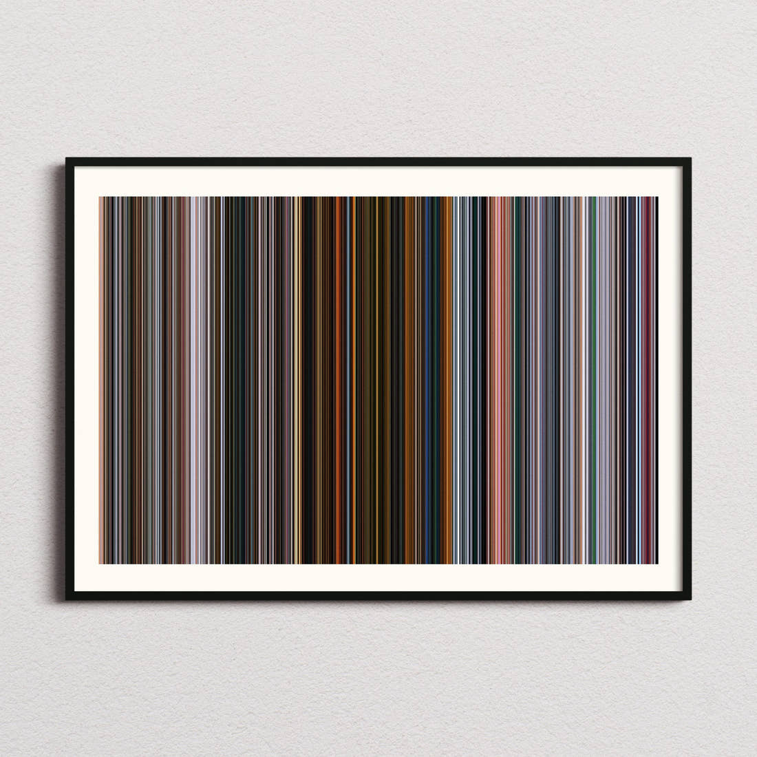 Spider-Man Far From Home Movie Barcode Poster - Barcode Only