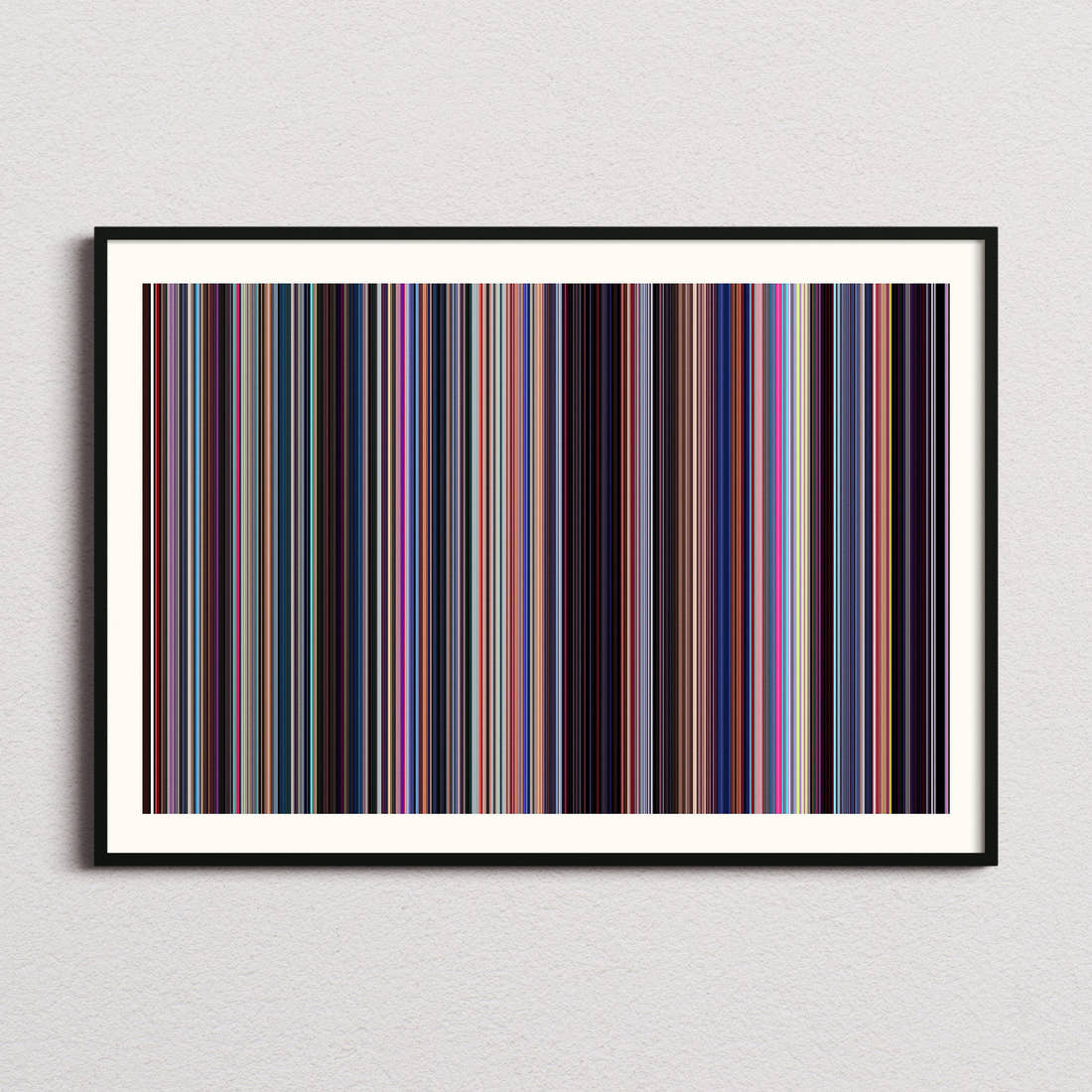 Spider-Man: Into the Spider-Verse Movie Barcode Poster - Barcode Only