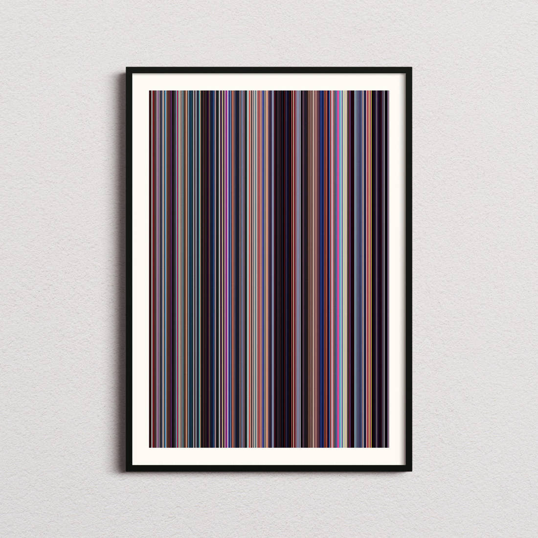 Spider-Man: Into the Spider-Verse Movie Barcode Poster - Barcode Only