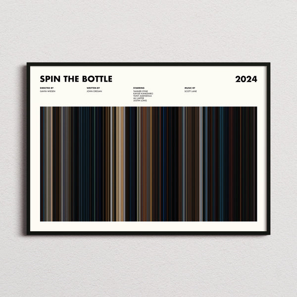 Spin the Bottle Movie Barcode Poster