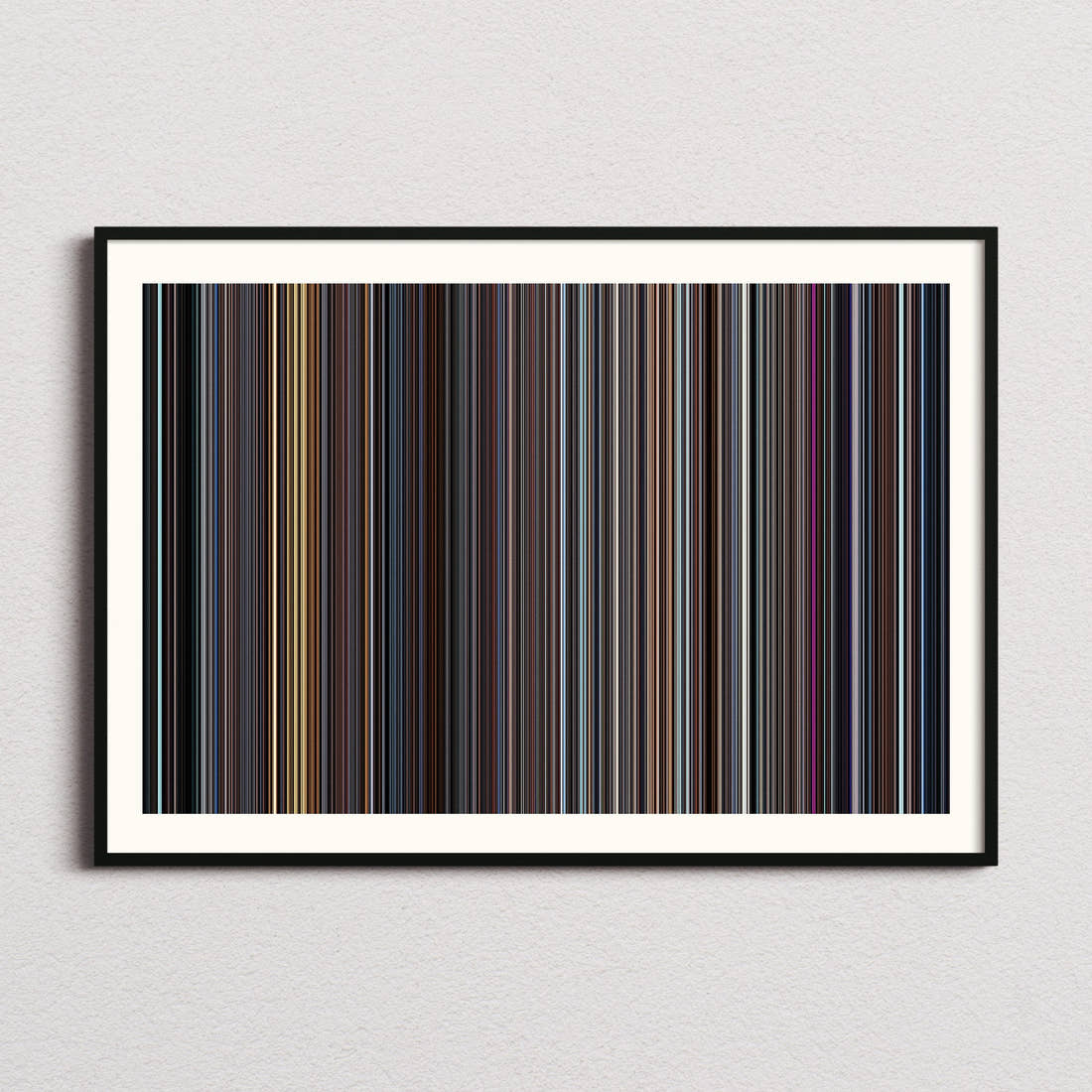 Spy Game Movie Barcode Poster - Barcode Only