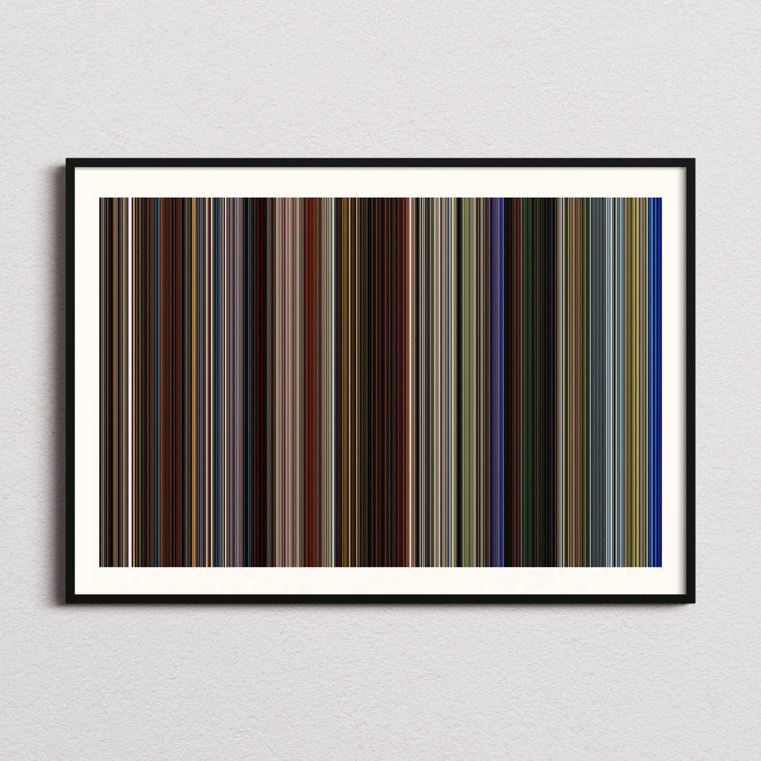 Spy Movie Barcode Poster - Barcode Only