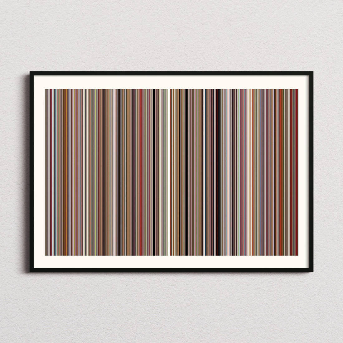 Sriracha Movie Barcode Poster - Barcode Only