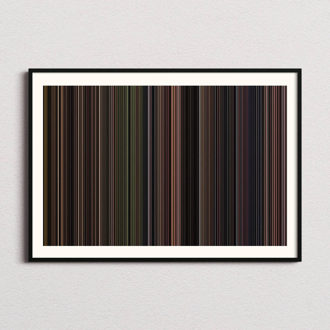 Stalker Movie Barcode Poster - Barcode Only