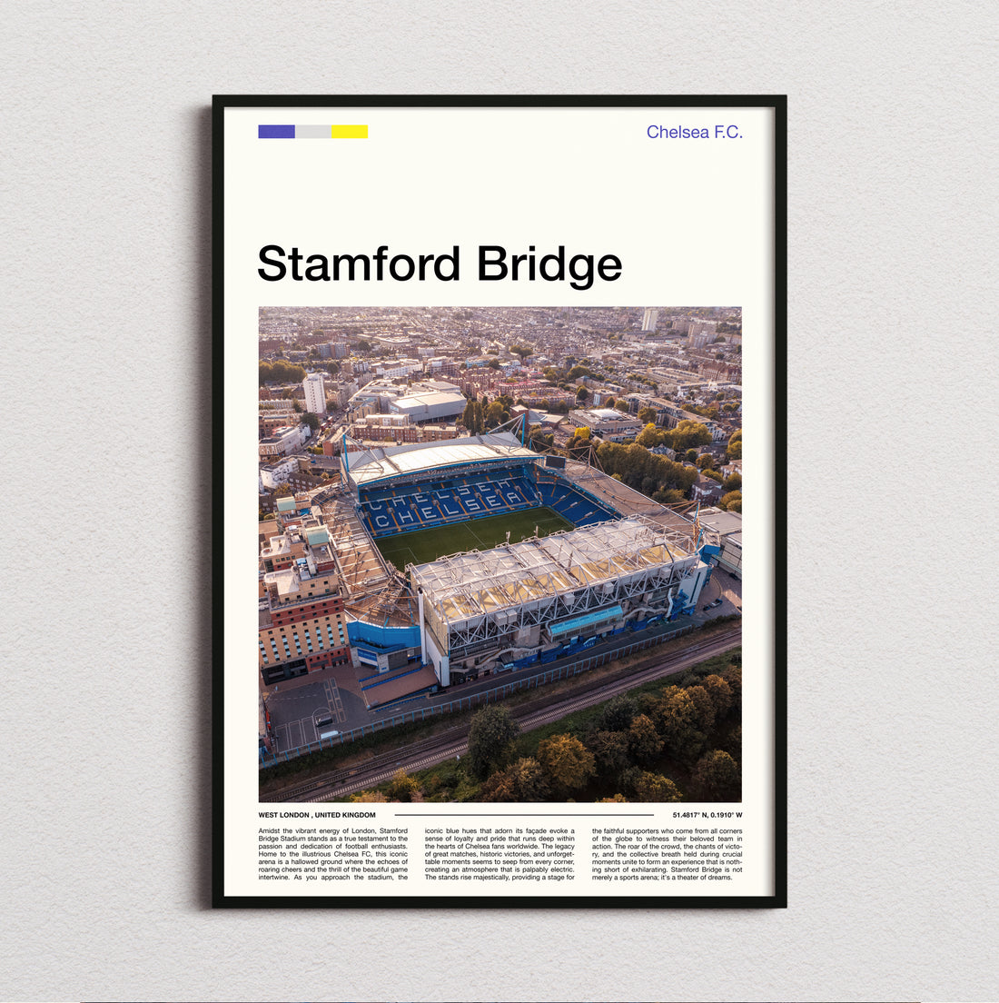 Stamford Bridge Stadium Print