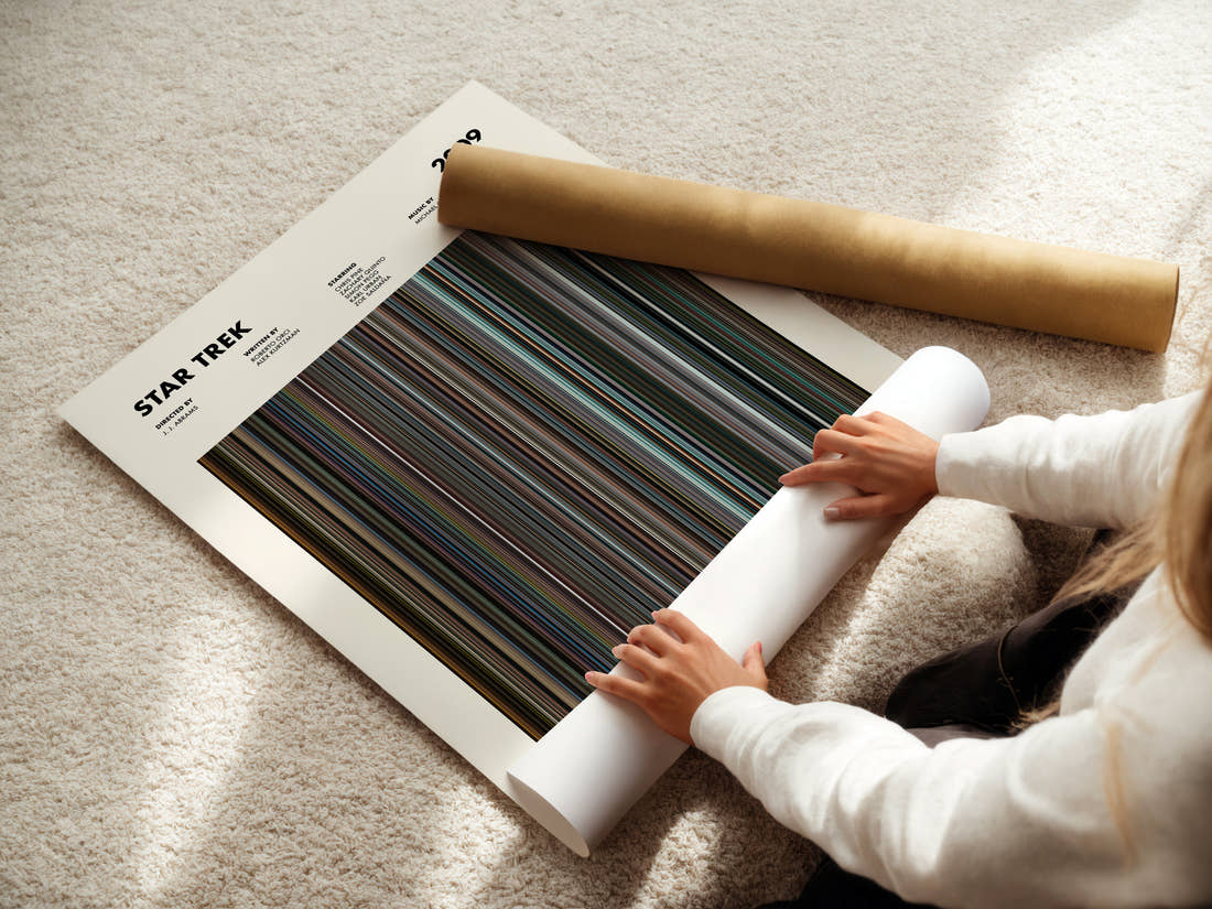 Star Trek Movie Barcode Poster