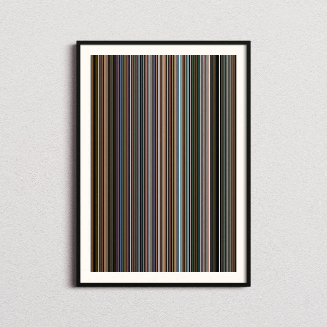 Star Trek Movie Barcode Poster - Barcode Only