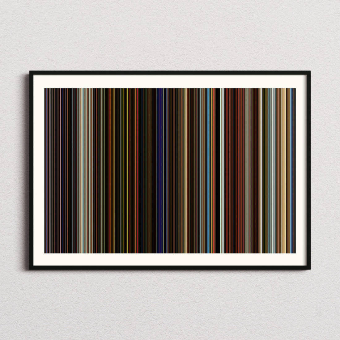 Star Trek Generations Movie Barcode Poster - Barcode Only