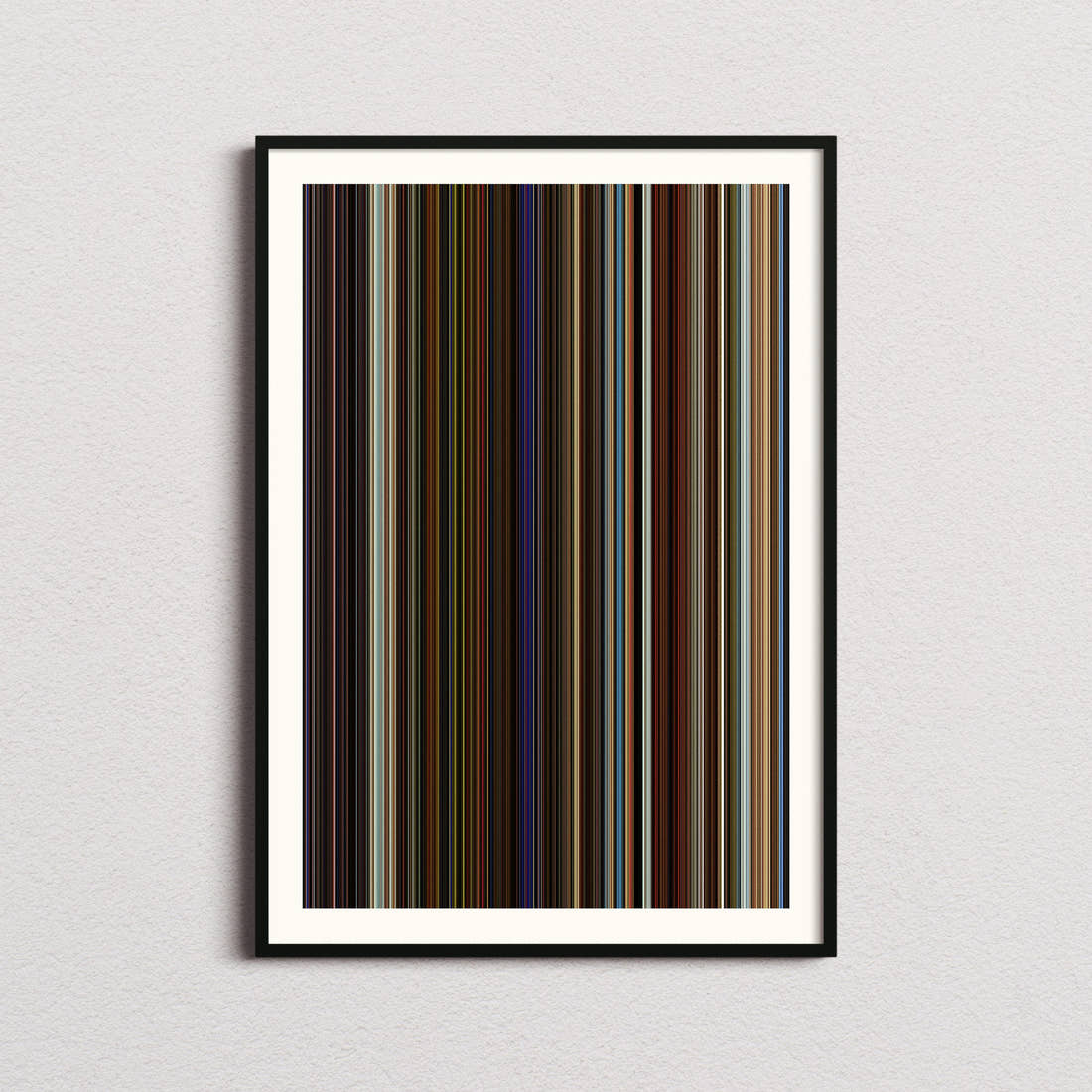 Star Trek Generations Movie Barcode Poster - Barcode Only