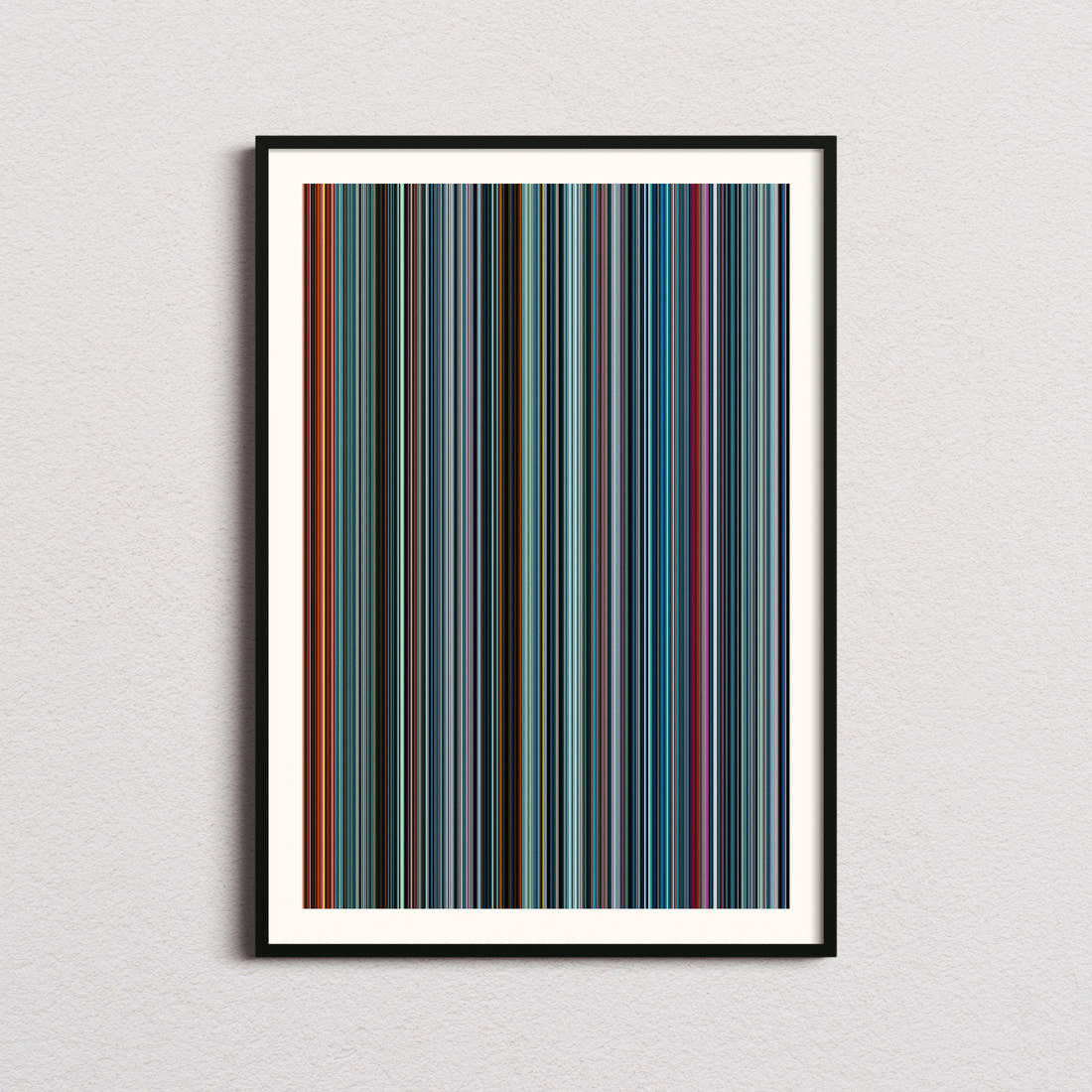 Star Trek Into Darkness Movie Barcode Poster - Barcode Only