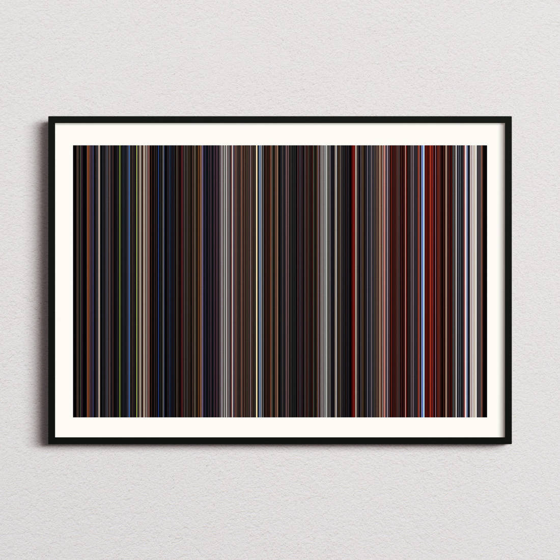 Star Wars: Episode III - Revenge of the Sith Movie Barcode Poster - Barcode Only