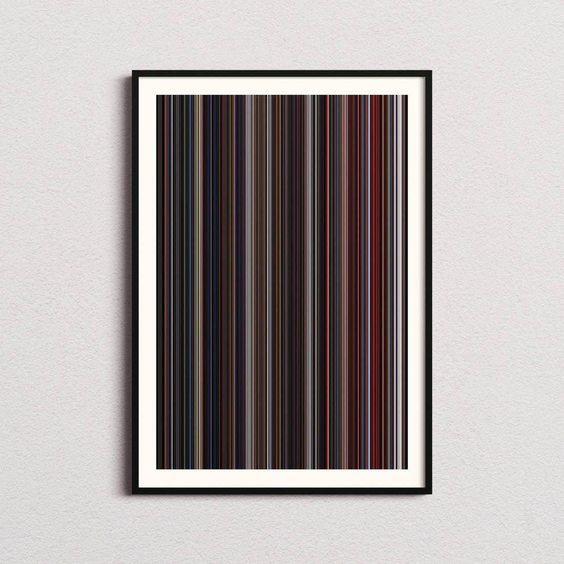 Star Wars: Episode III - Revenge of the Sith Movie Barcode Poster - Barcode Only
