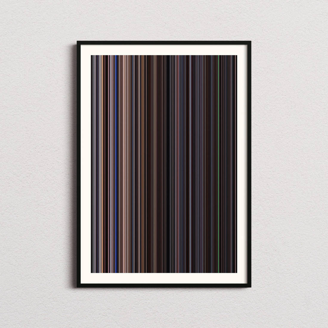Star Wars: Episode IV - A New Hope Movie Barcode Poster - Barcode Only