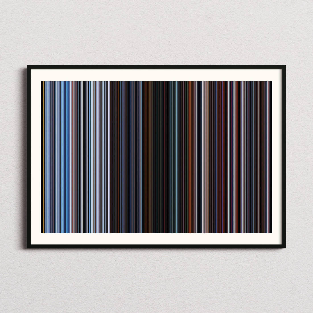 Star Wars: Episode V - The Empire Strikes Back Movie Barcode Poster - Barcode Only