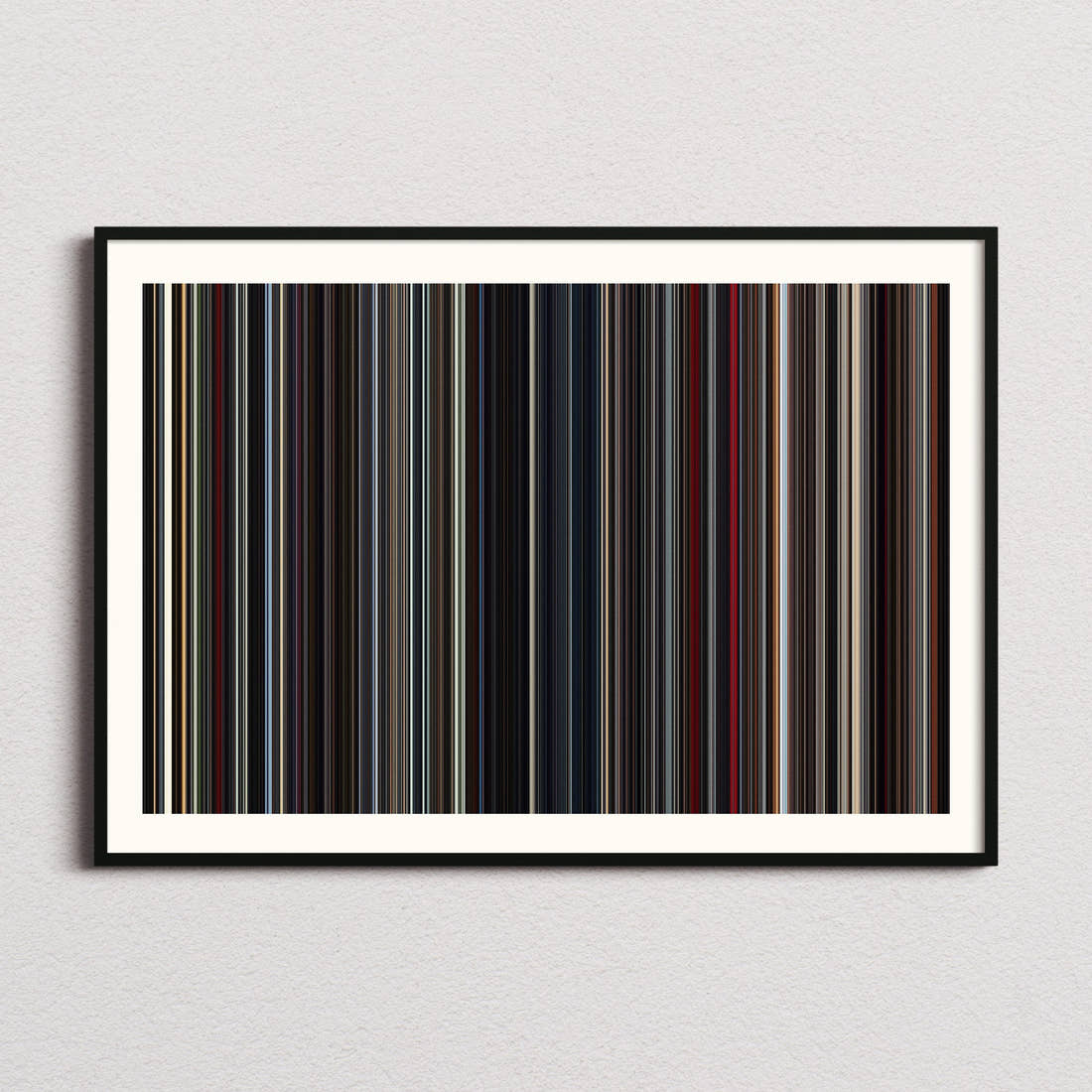 Star Wars: Episode VIII - The Last Jedi Movie Barcode Poster - Barcode Only