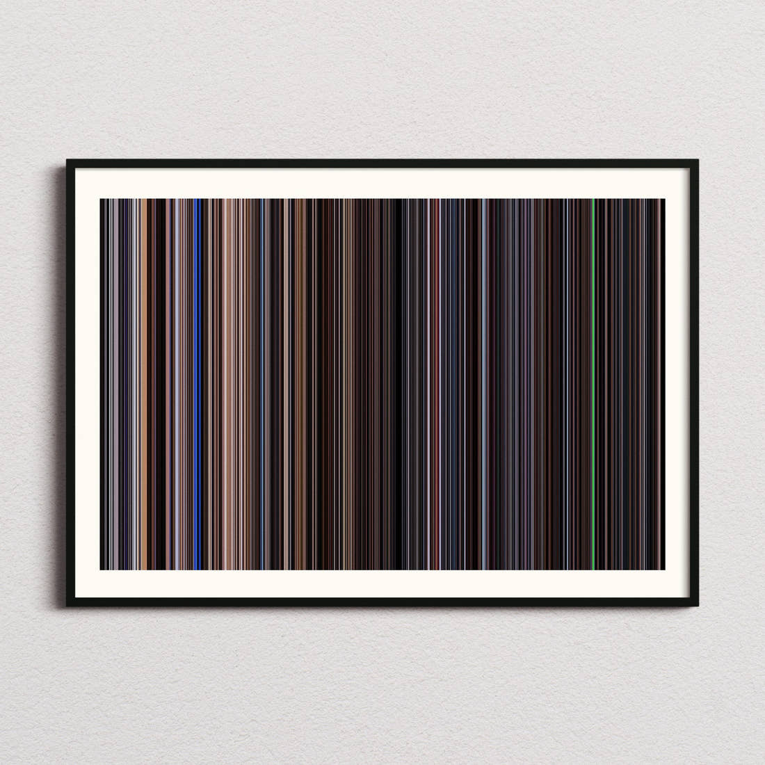 Star Wars Movie Barcode Poster - Barcode Only