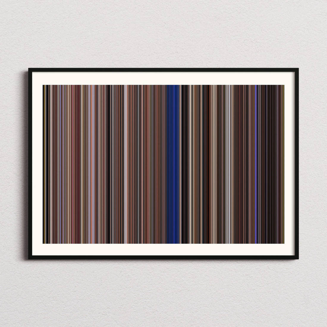Starship Troopers Movie Barcode Poster - Barcode Only