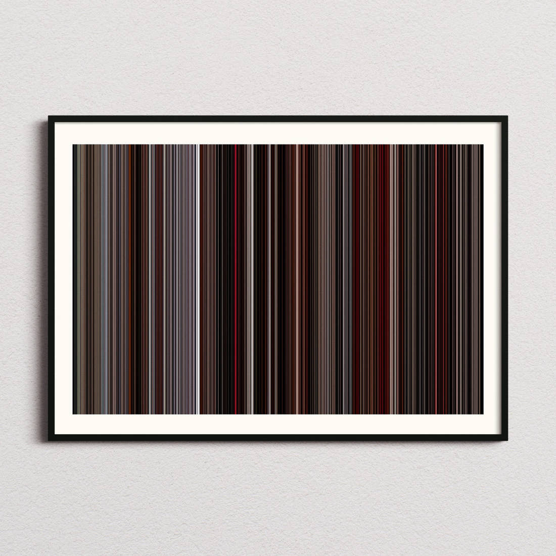 Still Movie Barcode Poster - Barcode Only