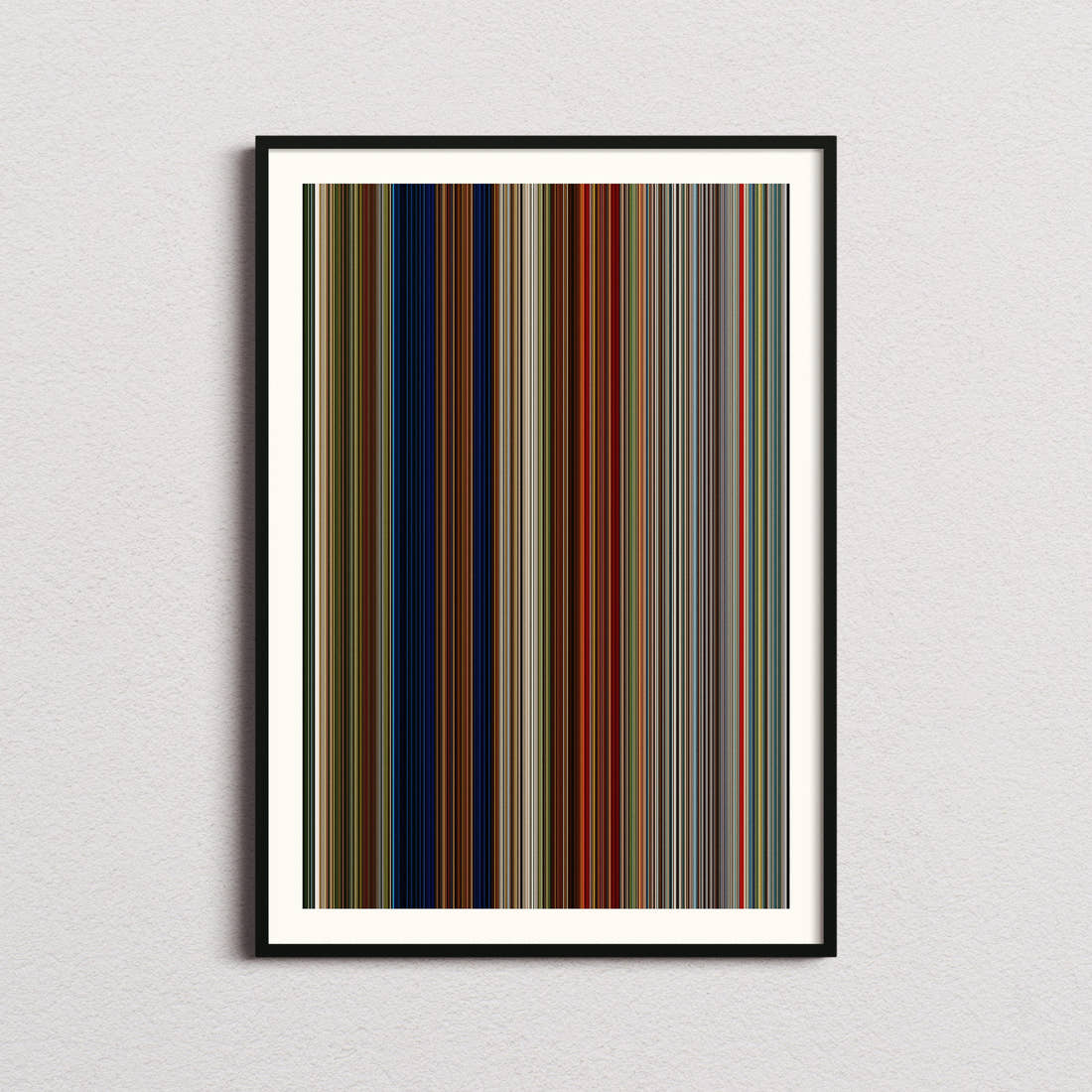 Strange Darling Movie Barcode Poster - Barcode Only