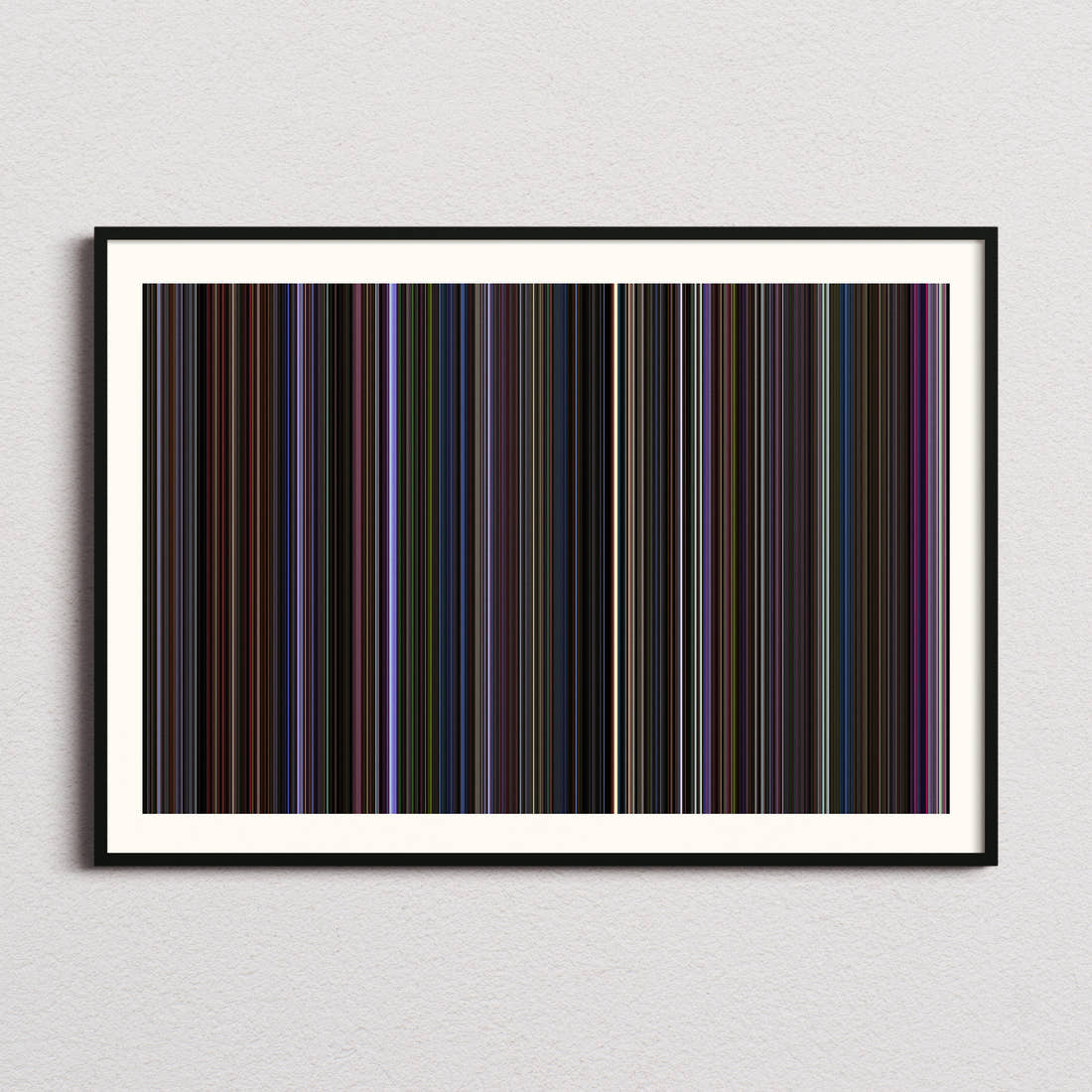 Strange Days Movie Barcode Poster - Barcode Only
