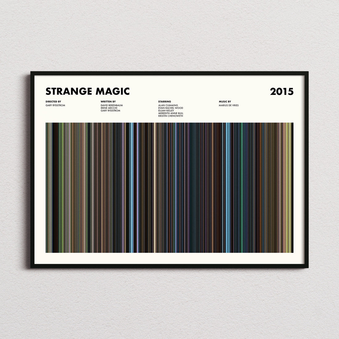 Strange Magic Movie Barcode Poster