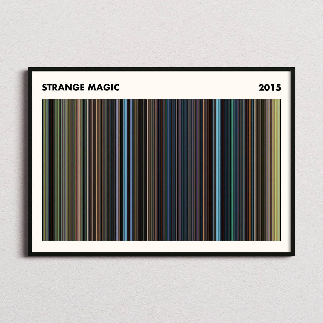 Strange Magic Movie Barcode Poster - Simplified
