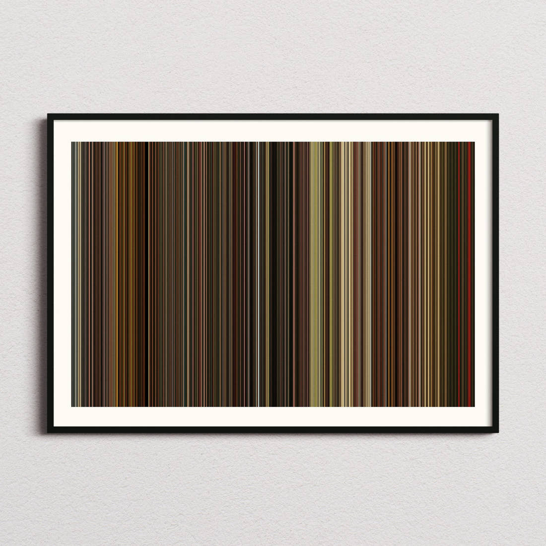 Strange Way of Life Movie Barcode Poster - Barcode Only
