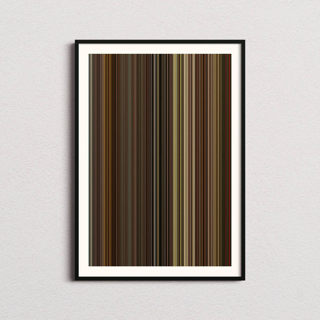 Strange Way of Life Movie Barcode Poster - Barcode Only
