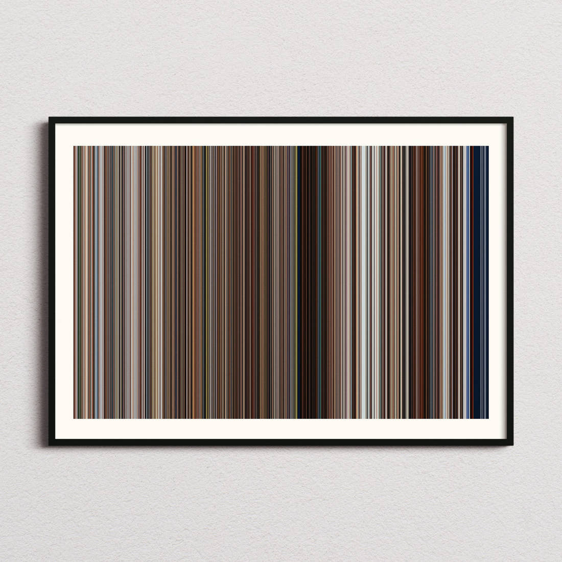 Stranger Than Fiction Movie Barcode Poster - Barcode Only