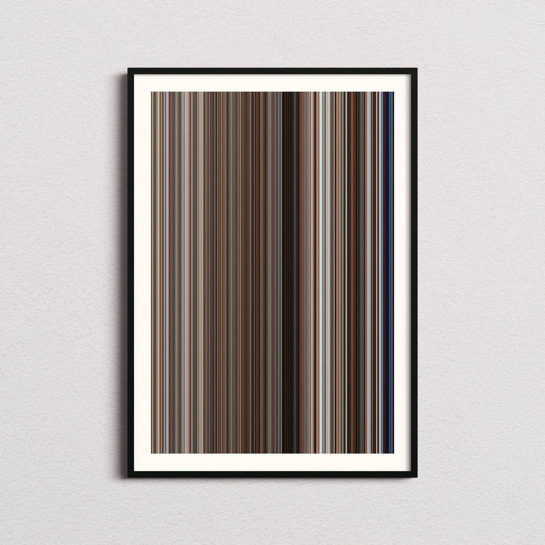 Stranger Than Fiction Movie Barcode Poster - Barcode Only