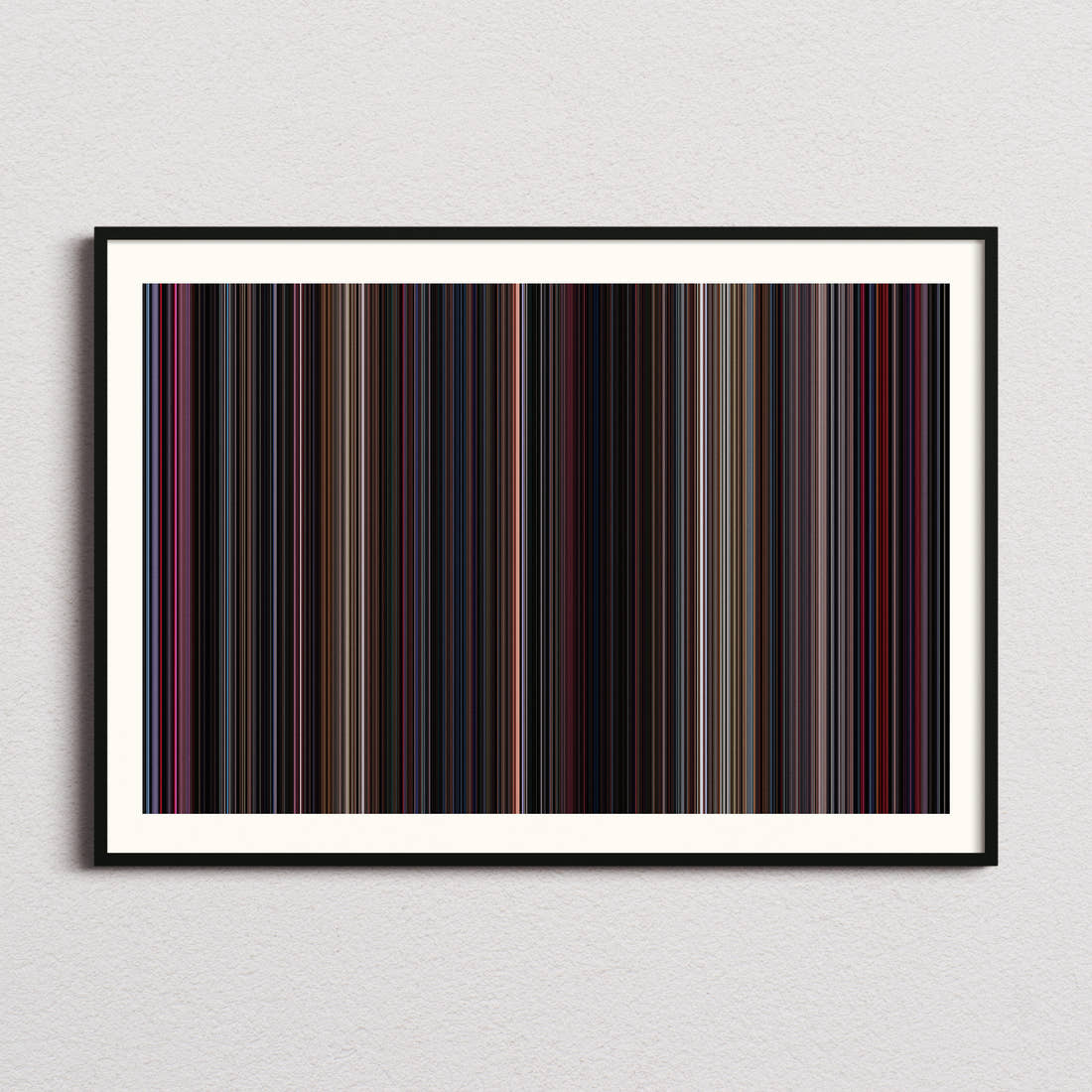Streets of Fire Movie Barcode Poster - Barcode Only