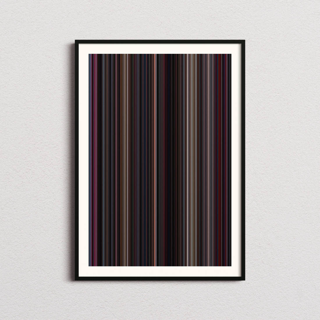 Streets of Fire Movie Barcode Poster - Barcode Only