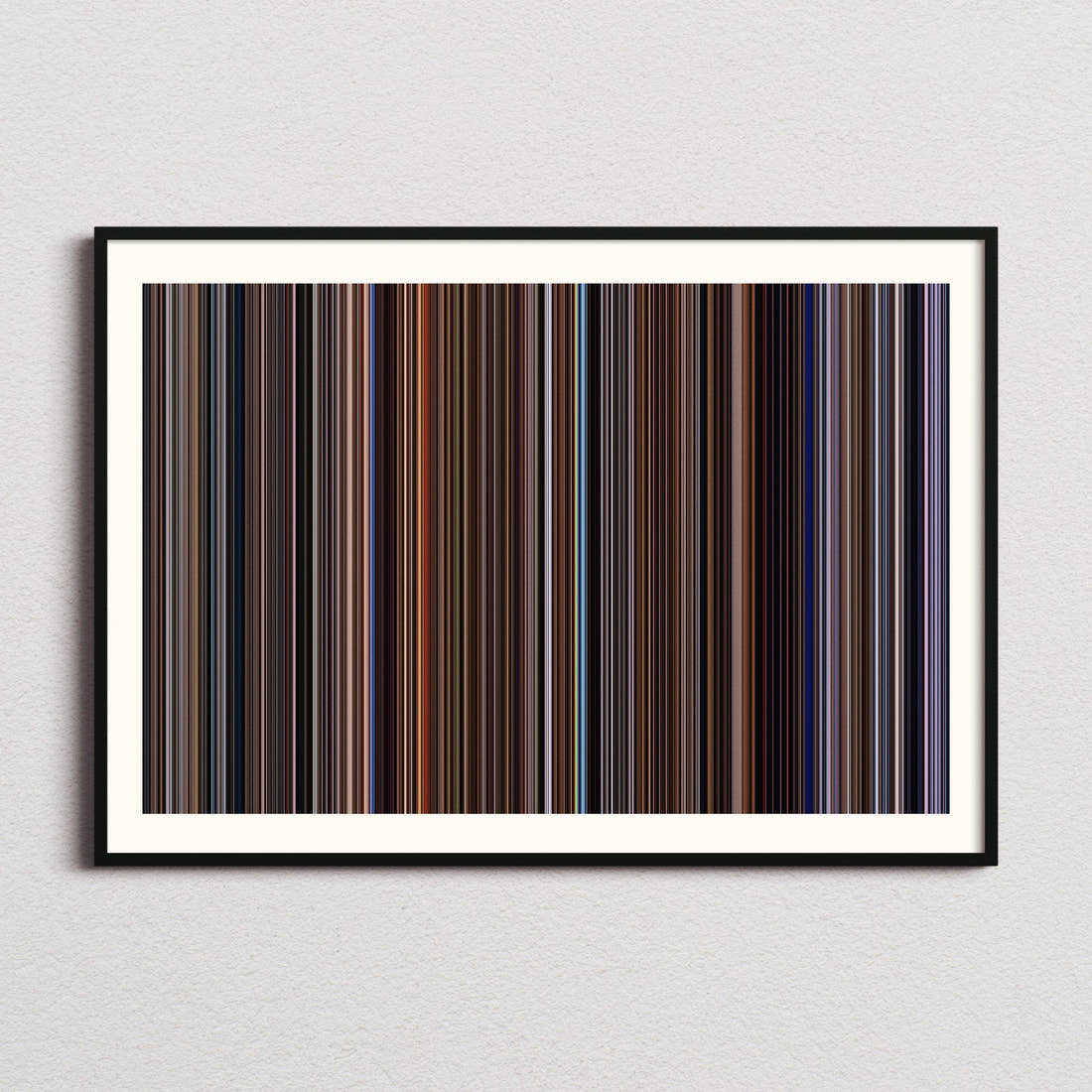 Submarine Movie Barcode Poster - Barcode Only