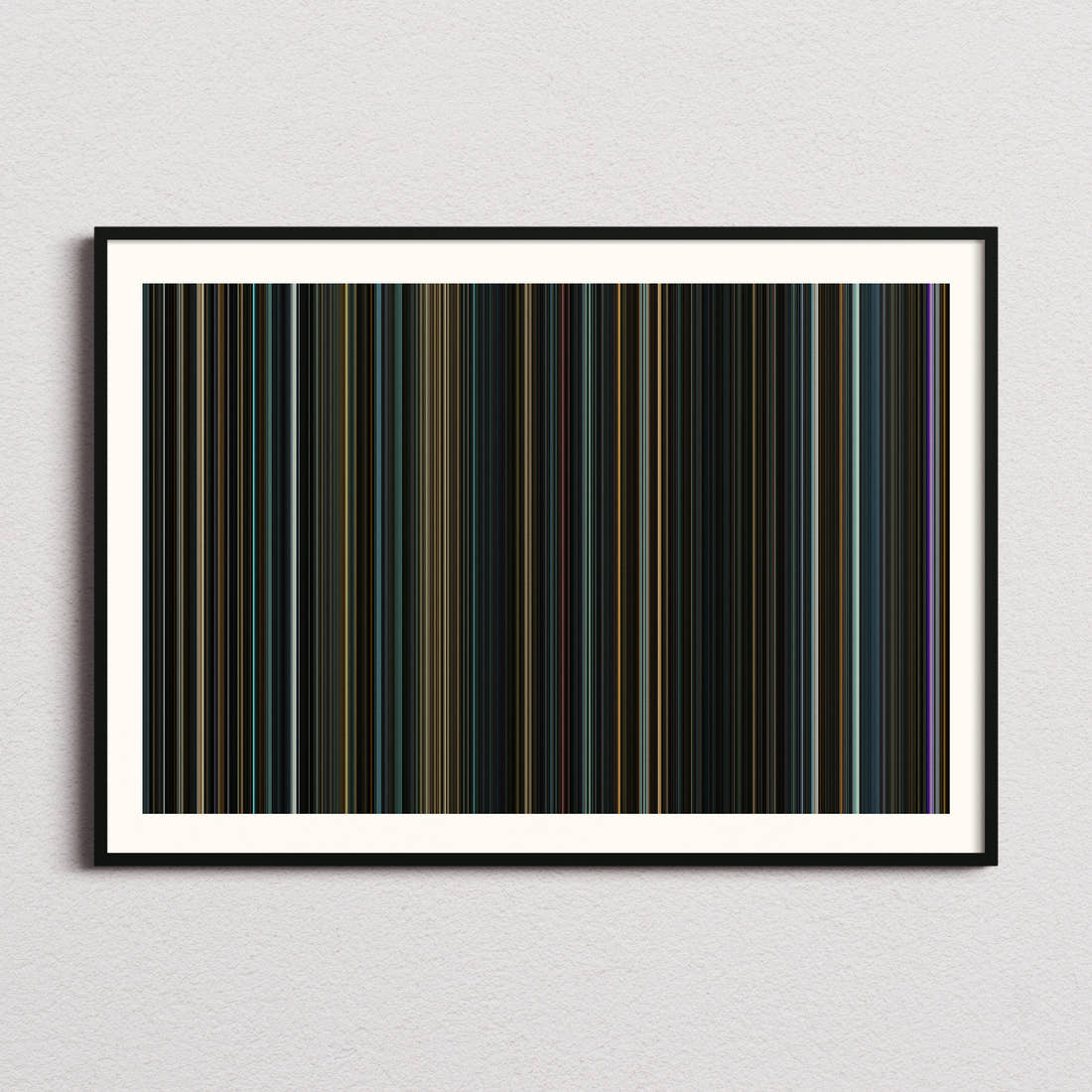 Suicide Squad Movie Barcode Poster - Barcode Only